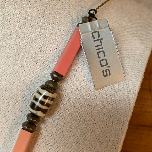 Chicos Long necklace boho - Picture 3 of 3